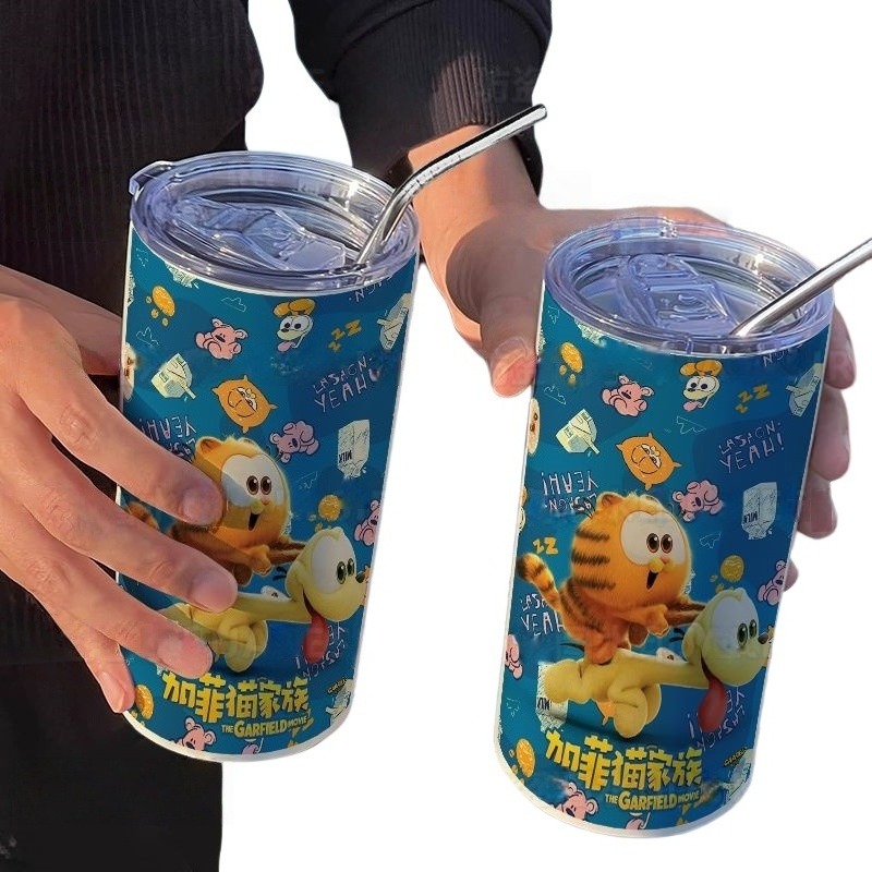 Garfield Coffee Cup Couple's H - Stainless Steel Straw 评论和价格