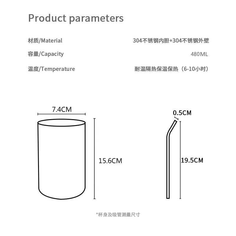 TWICE Portable Stainless Steel - Stainless Steel Straw 评论和价格