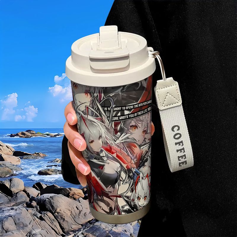 520ml Cute Creative Water Bott - Stainless Steel Straw 评论和价格