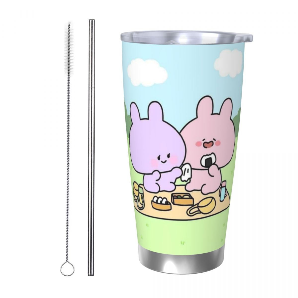 Asamimichaan Cute Asamimi 20oz - Stainless Steel Straw 评论和价格